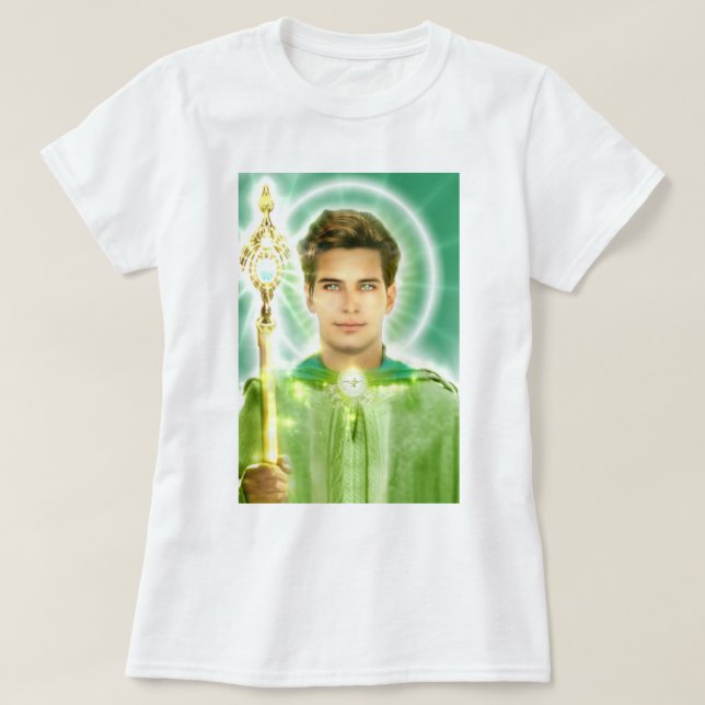 Mestre Hilarion da Grande Fraternidade Branca T Shirt (Design framsida)