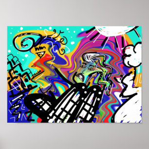 Meta Beach Poster