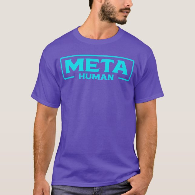 Meta Human Metaverse VR Virtual Reality Player ret T Shirt (Framsida)