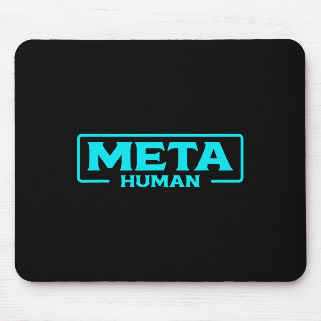 Meta Human Metaverse Vr Virtuell Verklighet Spelar Musmatta (Framsidan)