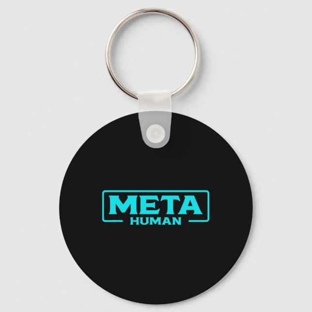 Meta Human Metaversum Vr Virtuell Verklighet Spela Nyckelring (Framsida)