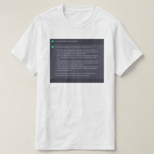 Meta Ironic ChatGPT Shirt T