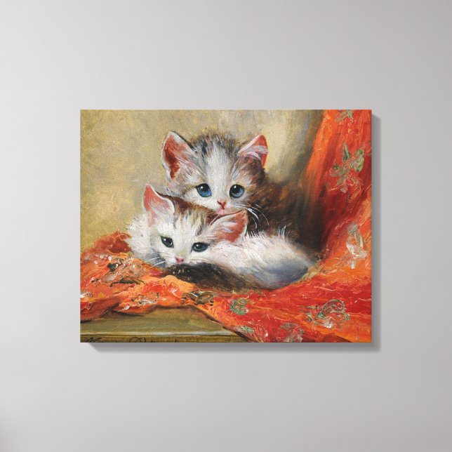 Meta Plückebaums Vintage Cute Painting Canvastryck (Framsida)