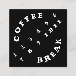 Metad tier 2 numrerar enkelt lojalitetkaffe lojalitetskort