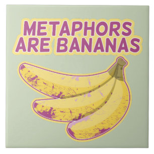Metafor Funny typografi Kakelplatta