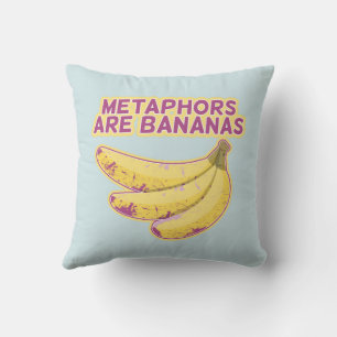 Metafor Funny typografi Kudde