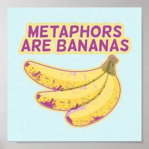 Metafor Funny typografi Poster