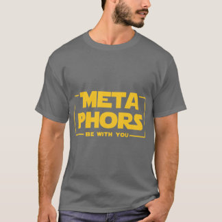 Metaforer Var Med Dig Engelsklärare Present rolig  T Shirt