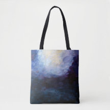 Metafysisk abstrat Blue Art Tote