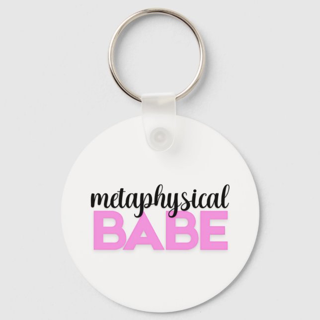metafysisk brud bold rosa skript typografi nyckelring (Framsida)