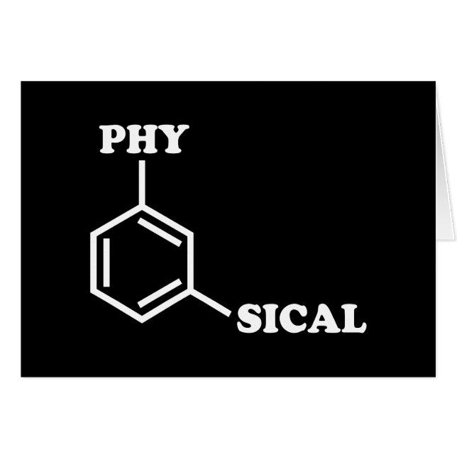 Metafysisk Humor-hälsningskort Hälsningskort (Framsidan Horizontal)
