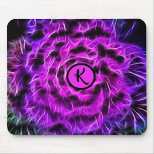 Metafysisk Lila Neon Energy Monogram Musmatta