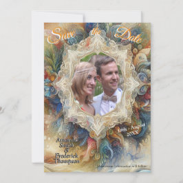 Metafysiska tidslösa teman för Fantasy Andlig Inbjudningar