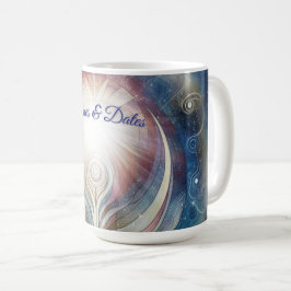 Metafysiska tidslösa teman för Fantasy Andlig Kaffemugg