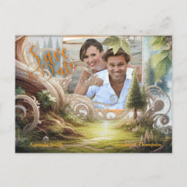 Metafysiska tidslösa teman för Fantasy Andlig Meddelande Vykort