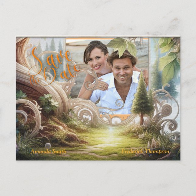 Metafysiska tidslösa teman för Fantasy Andlig Meddelande Vykort (Framsida)