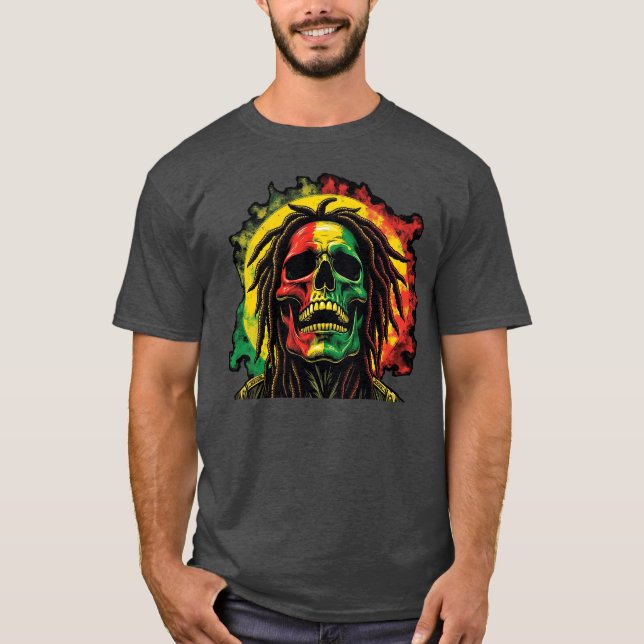 Metal and raggae  t shirt (Framsida)