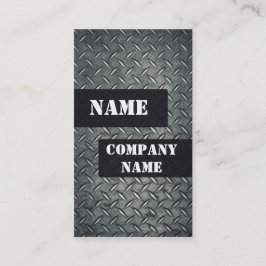 Metal card visitkort