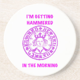 Metal Detecting Pink Hammered Coin Underlägg