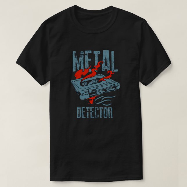 Metal Detector Cassette T Shirt (Design framsida)
