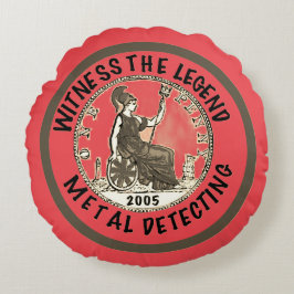 Metal Detectorist 21st Birthday  Rund Kudde