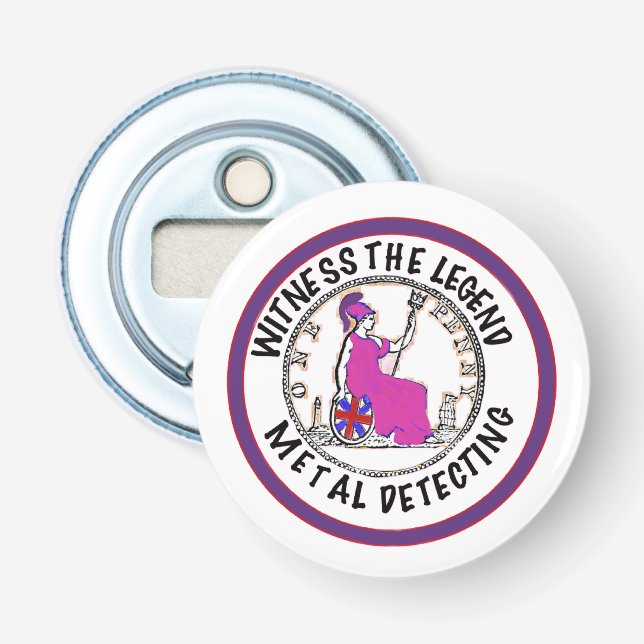 Metal Detectorist  Flasköppnare (Framsidan)