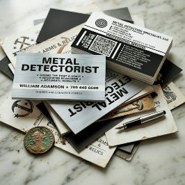 (METAL DETEKTION PRO, DETEKTORIST) METALLDETEKTION VISITKORT