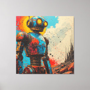 METAL HEART IRON MAN-16 CANVASTRYCK