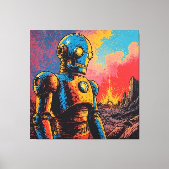 METAL HEART IRON MAN-4 CANVASTRYCK (Framsida)