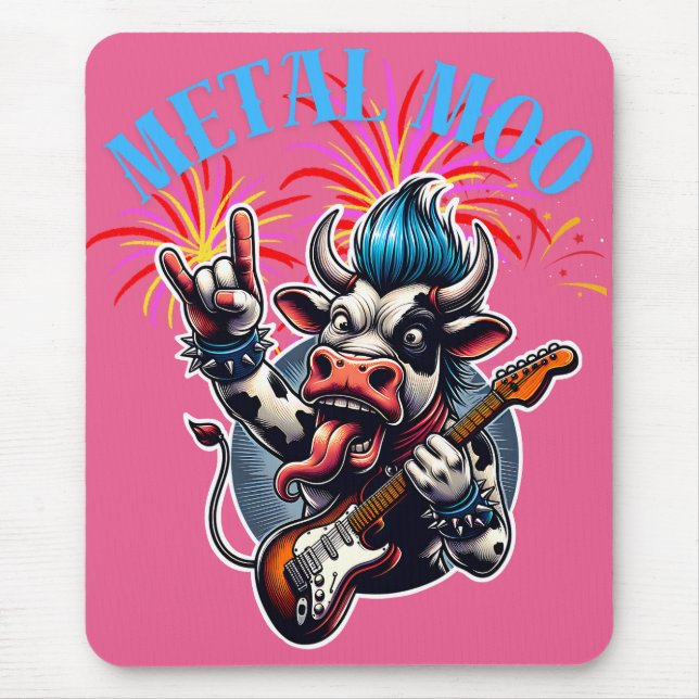    Metal Moo-d – Rockin' Cow with a Guitar Musmatta (Framsidan)