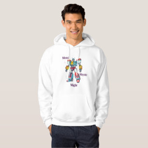 Metal möter kraft hoodie