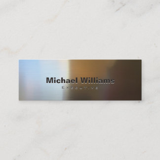 Metal plata profesional freelance freelances mini visitkort