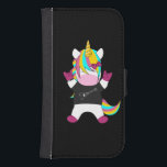 Metal Unicorn Galaxy S4 Plånbok<br><div class="desc">Cute metal Unicorn for cute metaler.</div>