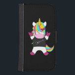 Metal Unicorn Galaxy S4 Plånbok<br><div class="desc">Cute metal Unicorn for cute metaler.</div>