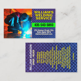 Metal Work Services | Metal Fabrication & Welding Visitkort
