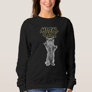 Metalcat Vaporware Art Meow Kärlek Music för Fläkt T Shirt