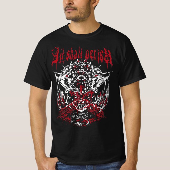 Metalcore-musik T Shirt (Framsida)