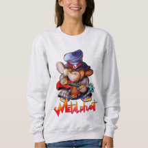 Metalfabet med Guitar Women's Sweatshirt