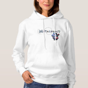 Metalfant Heart Guitar Women's Hoodie T Shirt