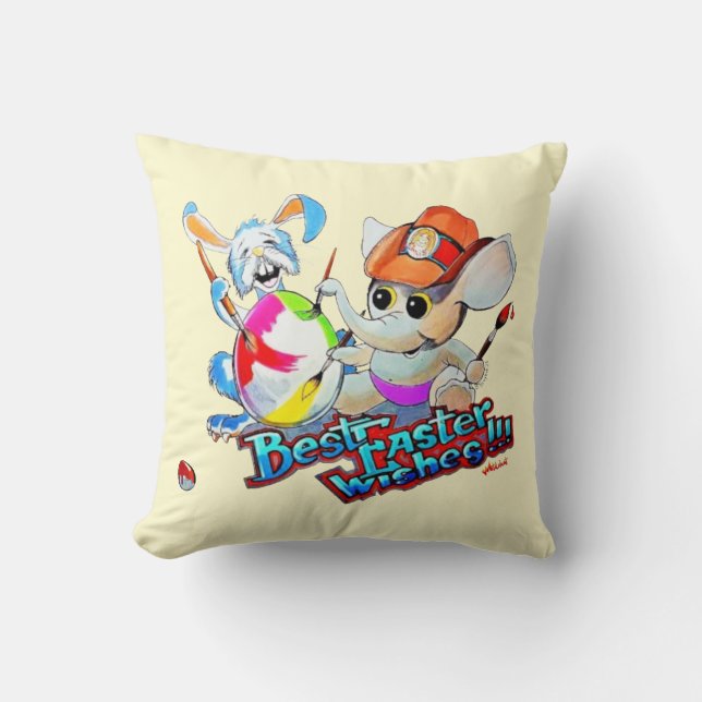 Metalfant Påsk Dekorativ kudde (Framsida)