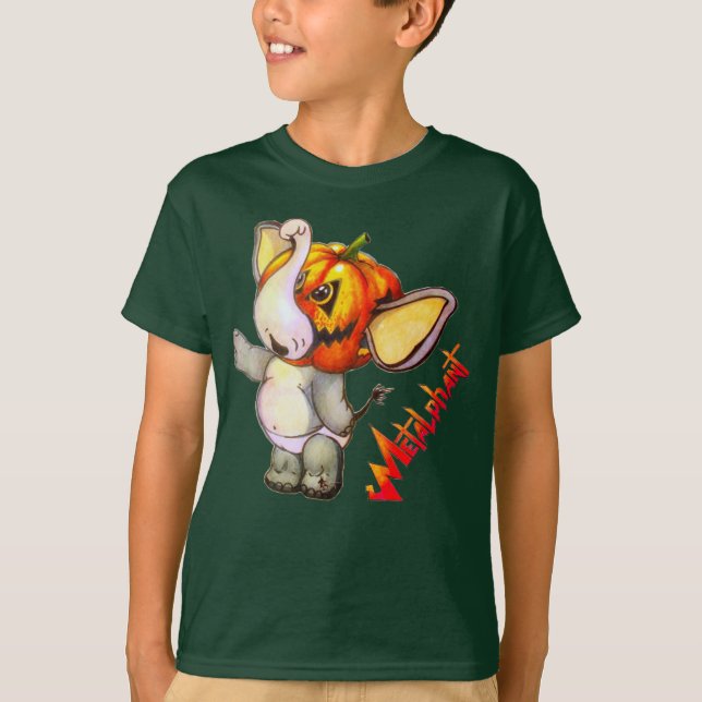 Metalfant Pumpkin Barn T-Shirt (Framsida)