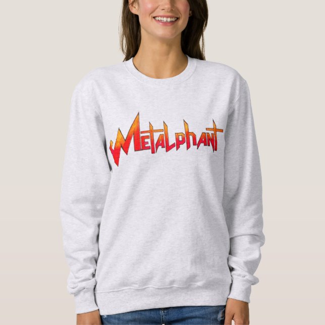 Metalfink med Guitar Women's Sweatshirt 2-design T Shirt (Framsida)