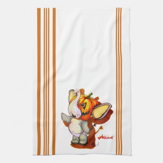Metalflant Pumpkin Kitchen Towel Kökshandduk (Vertikal)