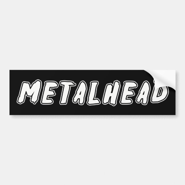 Metalhead Bildekal (Framsidan)