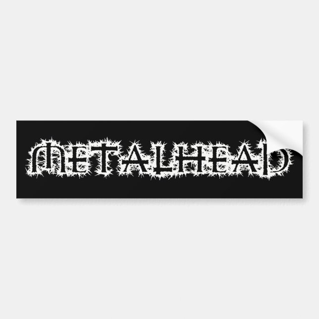 Metalhead Bildekal (Framsidan)