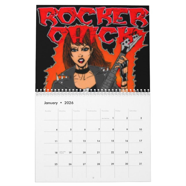 Metalhead kalender (Jan 2026)