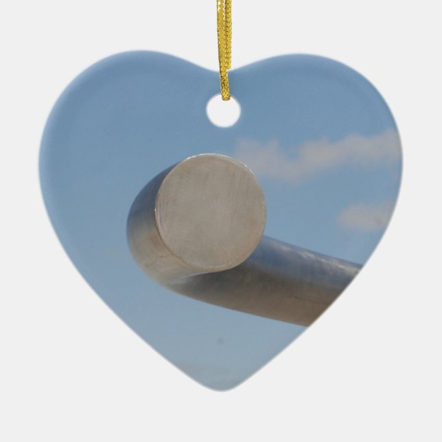 Metalic Blå himmel Julgransprydnad Keramik (Framsidan)