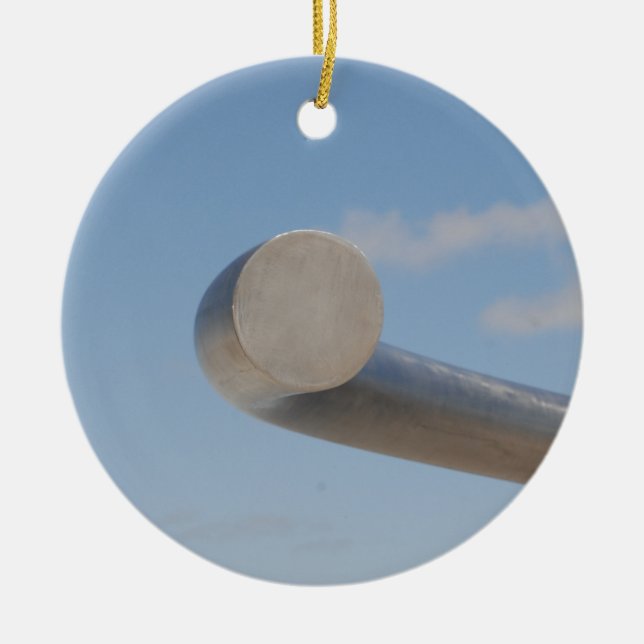 Metalic Blå himmel Julgransprydnad Keramik (Framsidan)