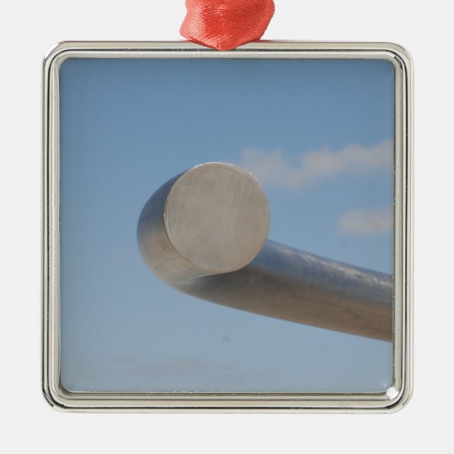 Metalic Blå himmel Julgransprydnad Metall (Framsidan)