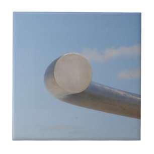 Metalisk Blå himmel Kakelplatta